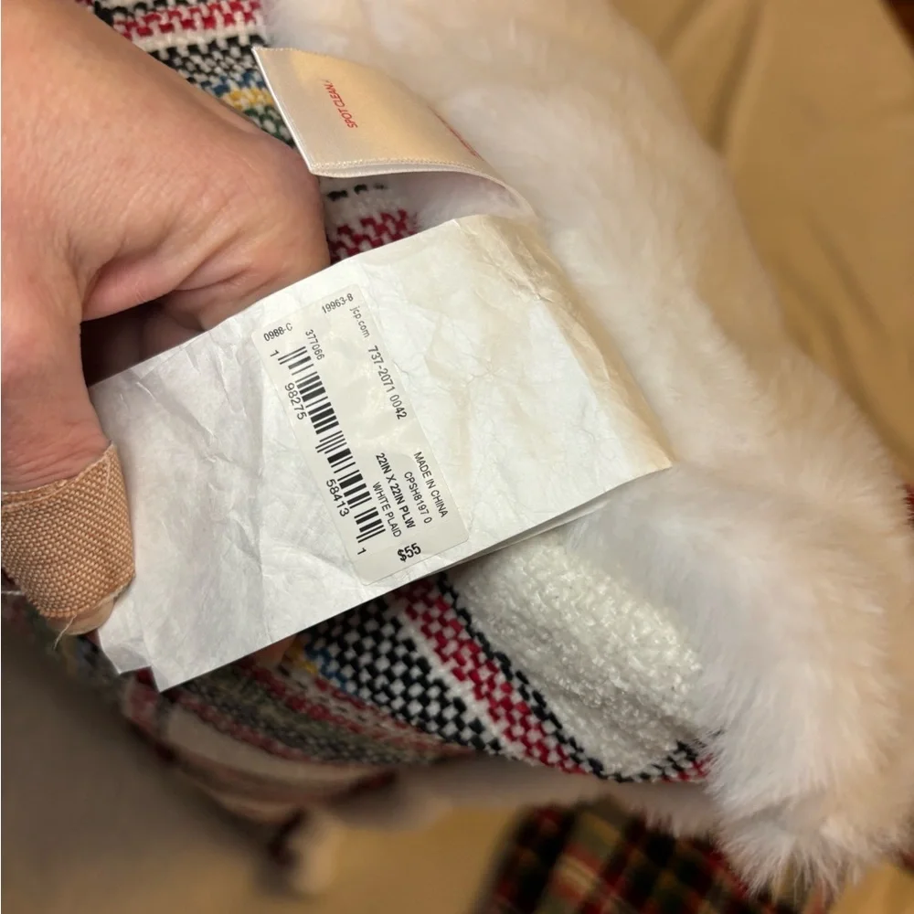 North Pole Trading Company Chenelle Throw Blanket and Matching Pillow NWT